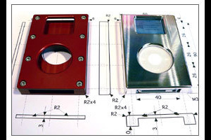 ２種類の「Armor plate for iPod nano」